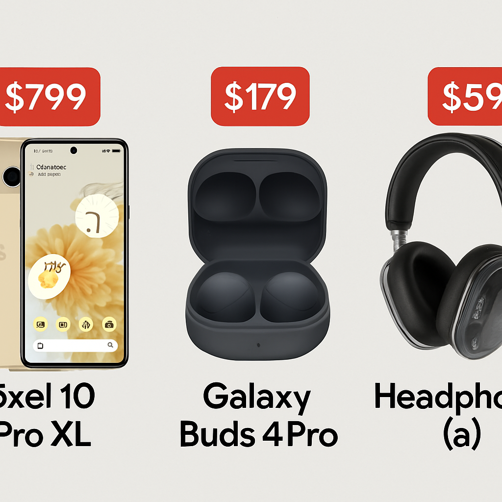 Major Discounts on Pixel 10 Pro XL, Galaxy Buds 4 Pro, and Nothing Headphone (a)