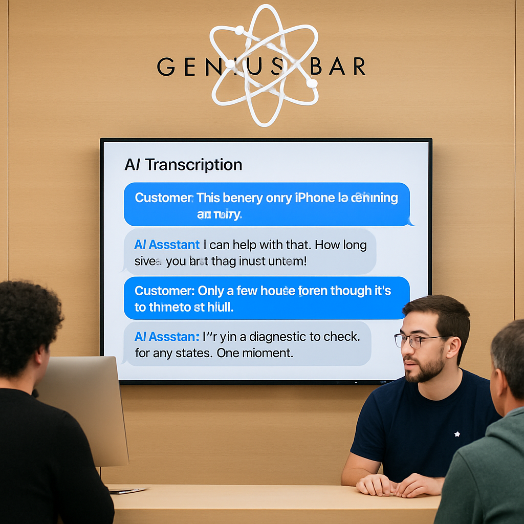 Apple’s AI Tool for Genius Bar Raises Employee Monitoring Concerns