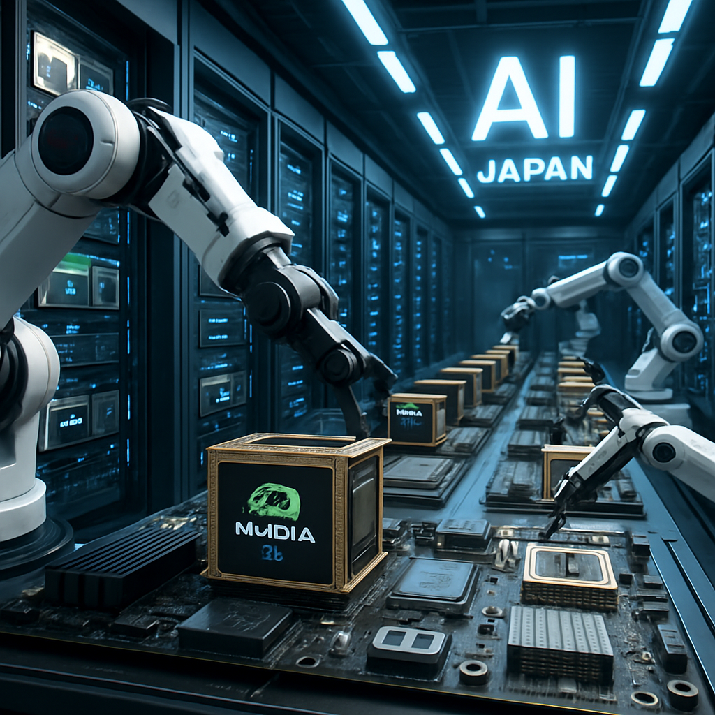 Nvidia’s Jensen Huang Strengthens AI Ties in Japan