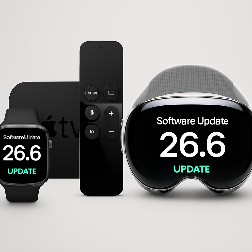 Apple Releases watchOS 26.6, tvOS 26.6, and visionOS 26.6 RCs
