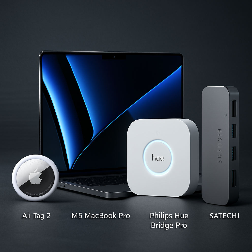 Top Tech Deals: AirTag 2, M5 MacBook Pro, Philips Hue Bridge Pro, and More