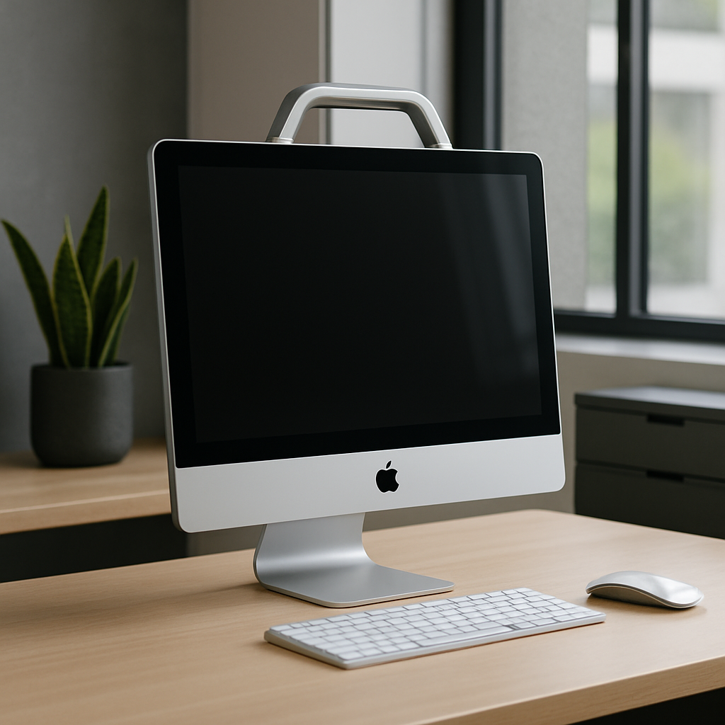 Apple Patents iMac Design with Removable Handle for Enhanced Portability