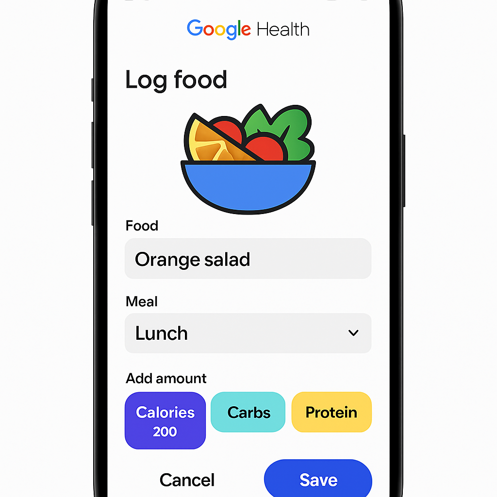 Google Health 5.04 Introduces Custom Food Logging and More