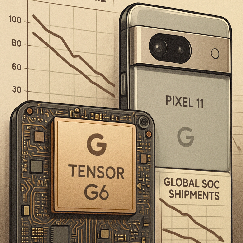 Google’s Tensor Chips Gain Ground Amid Declining Global SoC Shipments