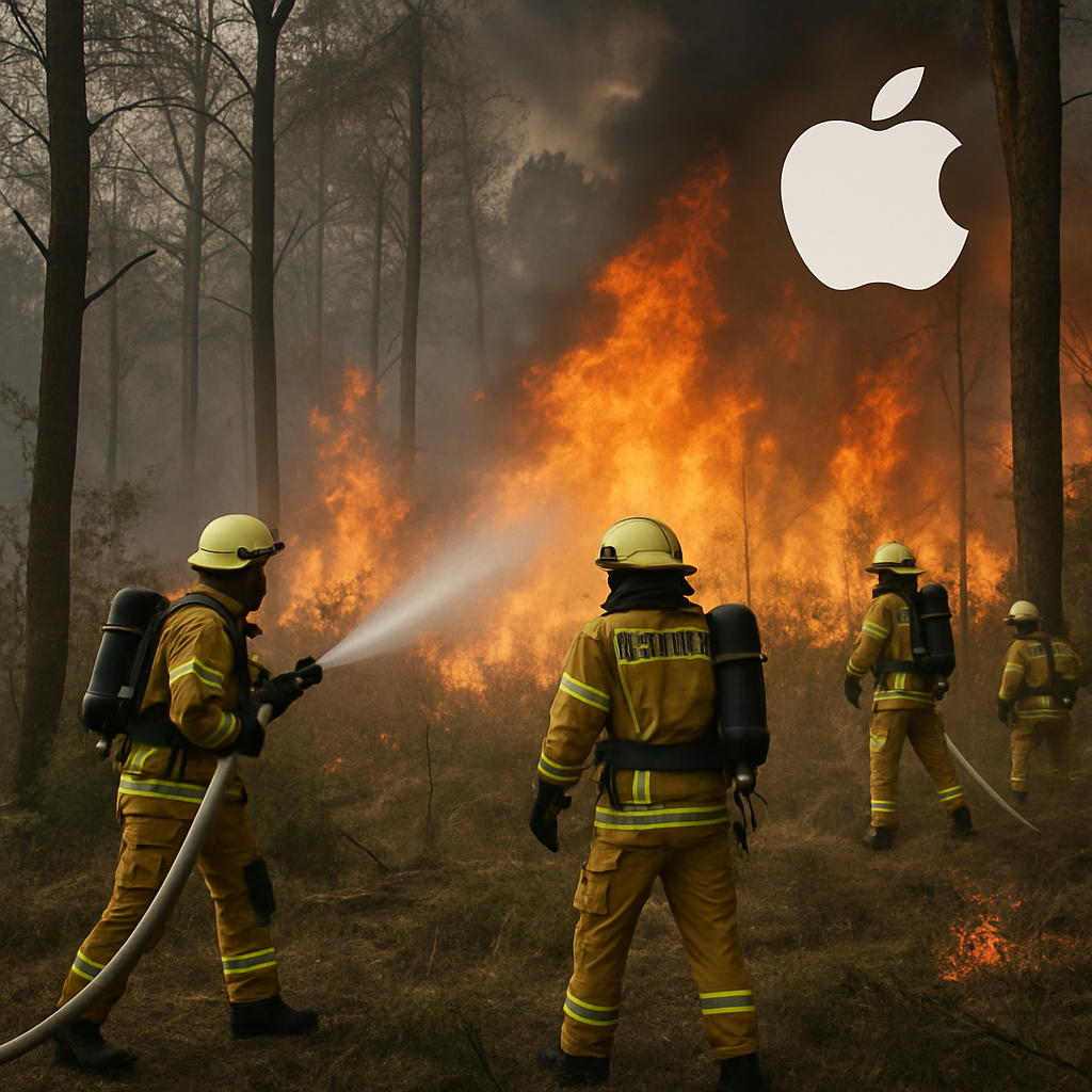 Apple Pledges Support for European Wildfire Relief Efforts