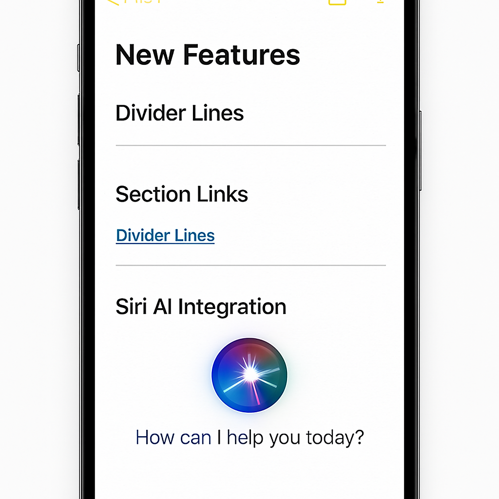 Apple Notes Enhances Productivity with iOS 27 Update