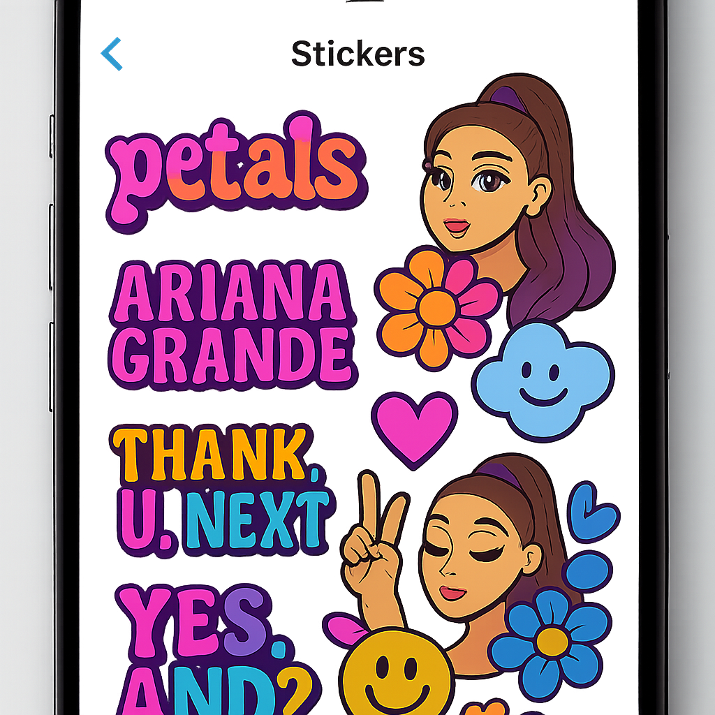 Shazam Debuts Ariana Grande Sticker Pack for iMessage