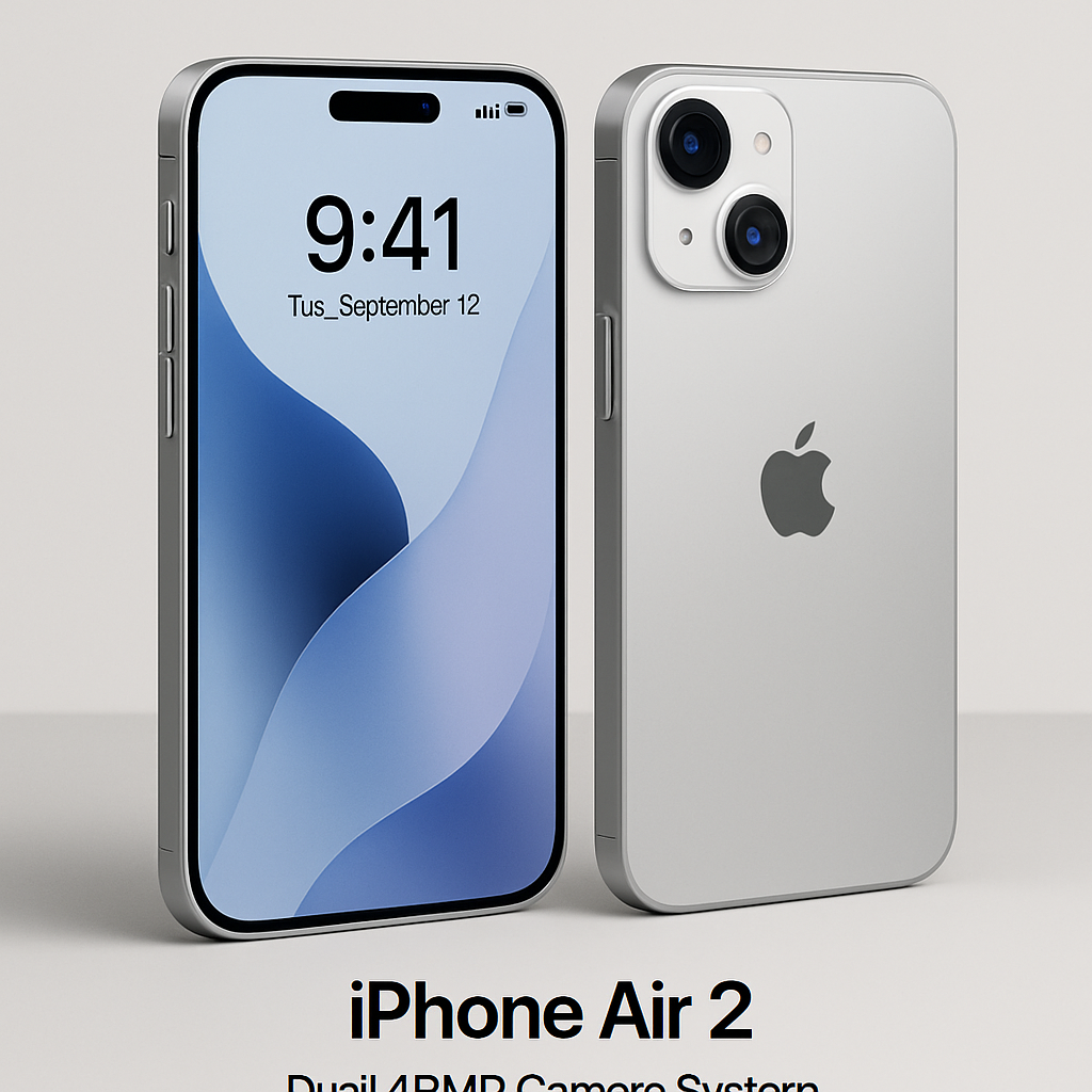 iPhone Air 2 to Feature Smaller Dynamic Island and Enhanced Camera System