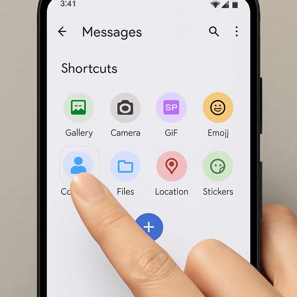 Google Messages Introduces Customizable Shortcuts Grid