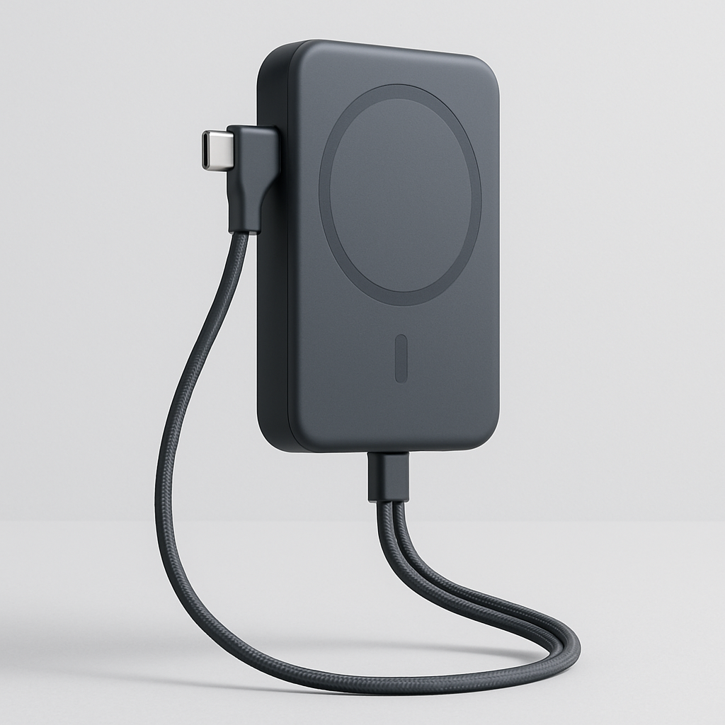 LISEN Qi2.2 MagSafe Battery: Fast Charging with Innovative Lanyard Design