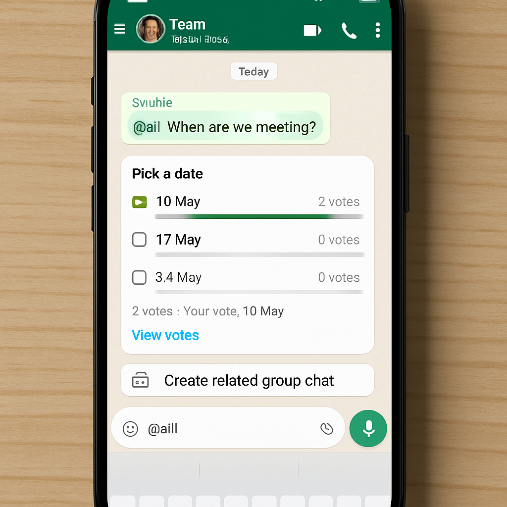 WhatsApp Enhances Group Chats with New Features