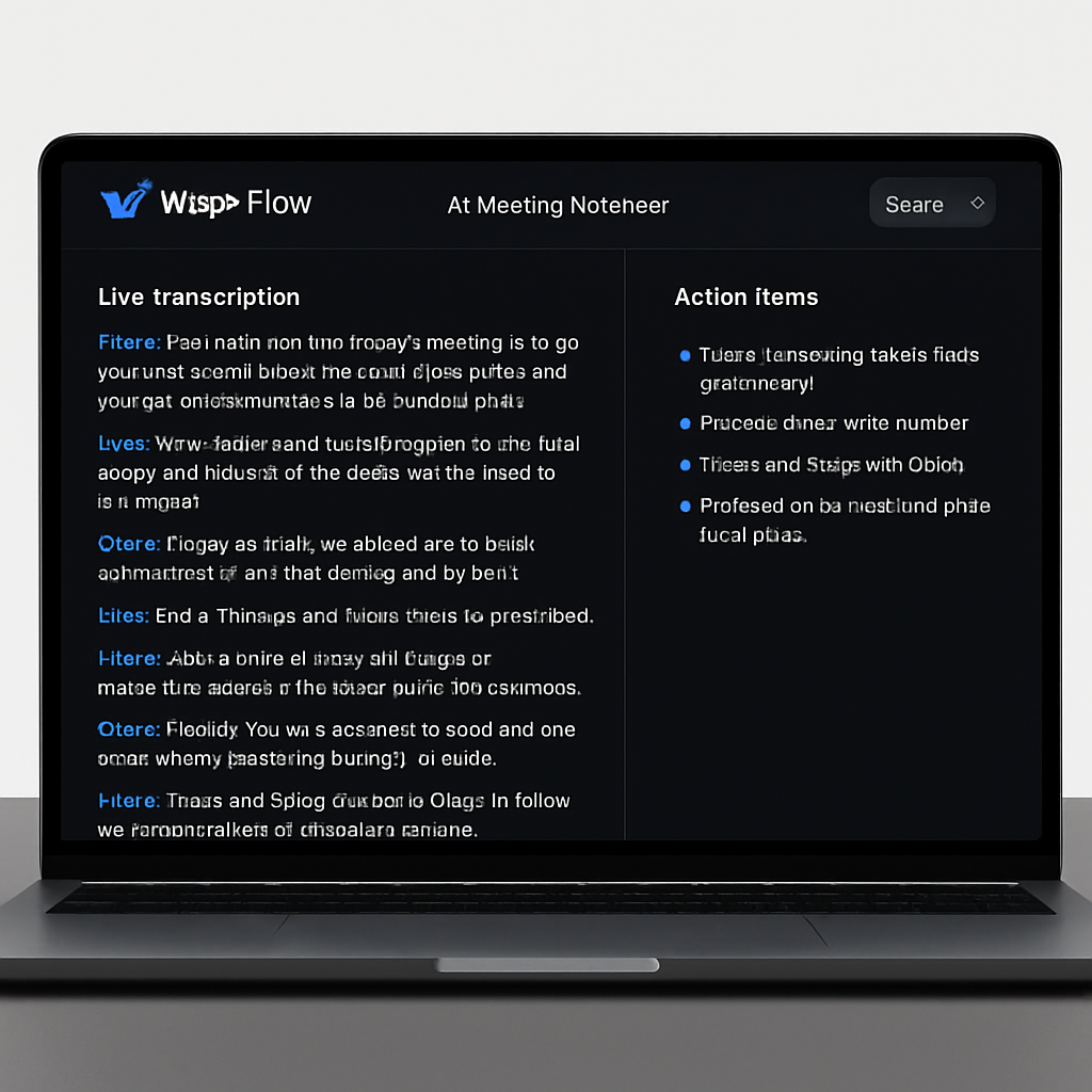 Wispr Flow Introduces AI-Powered Meeting Notetaker