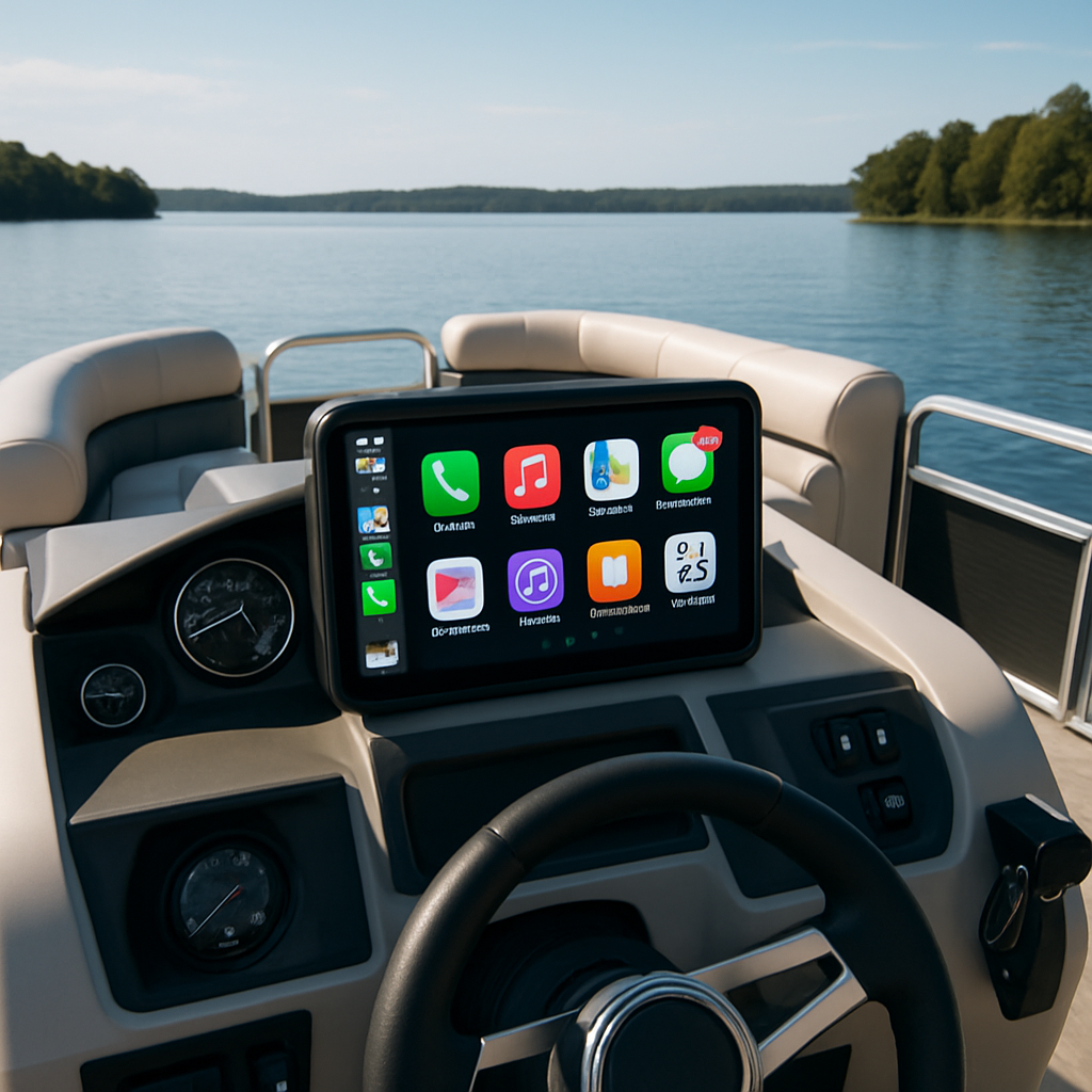 Apple CarPlay Now Available on Crest and Balise Pontoon Boats