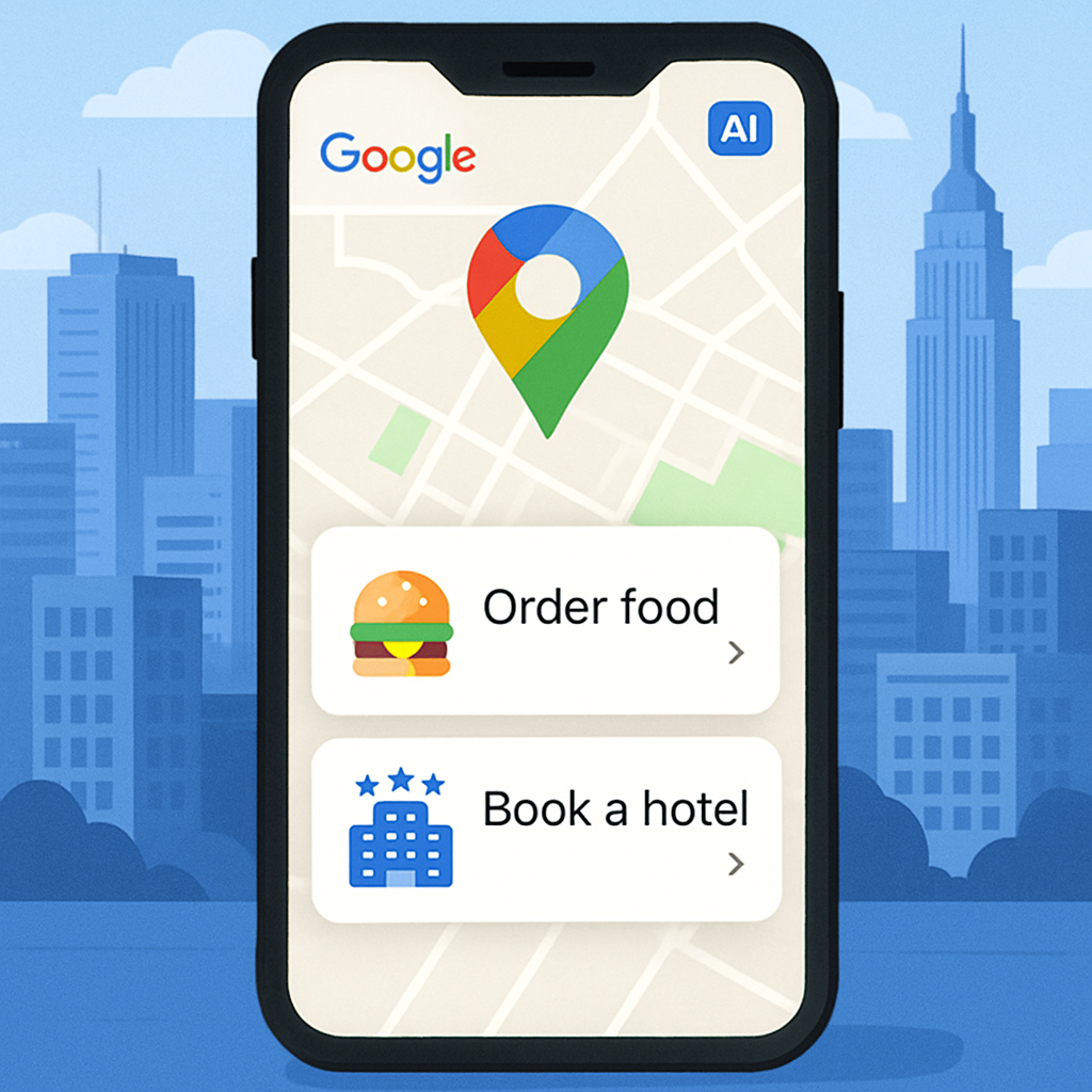Google Maps Introduces AI-Powered Food Ordering and Hotel Booking