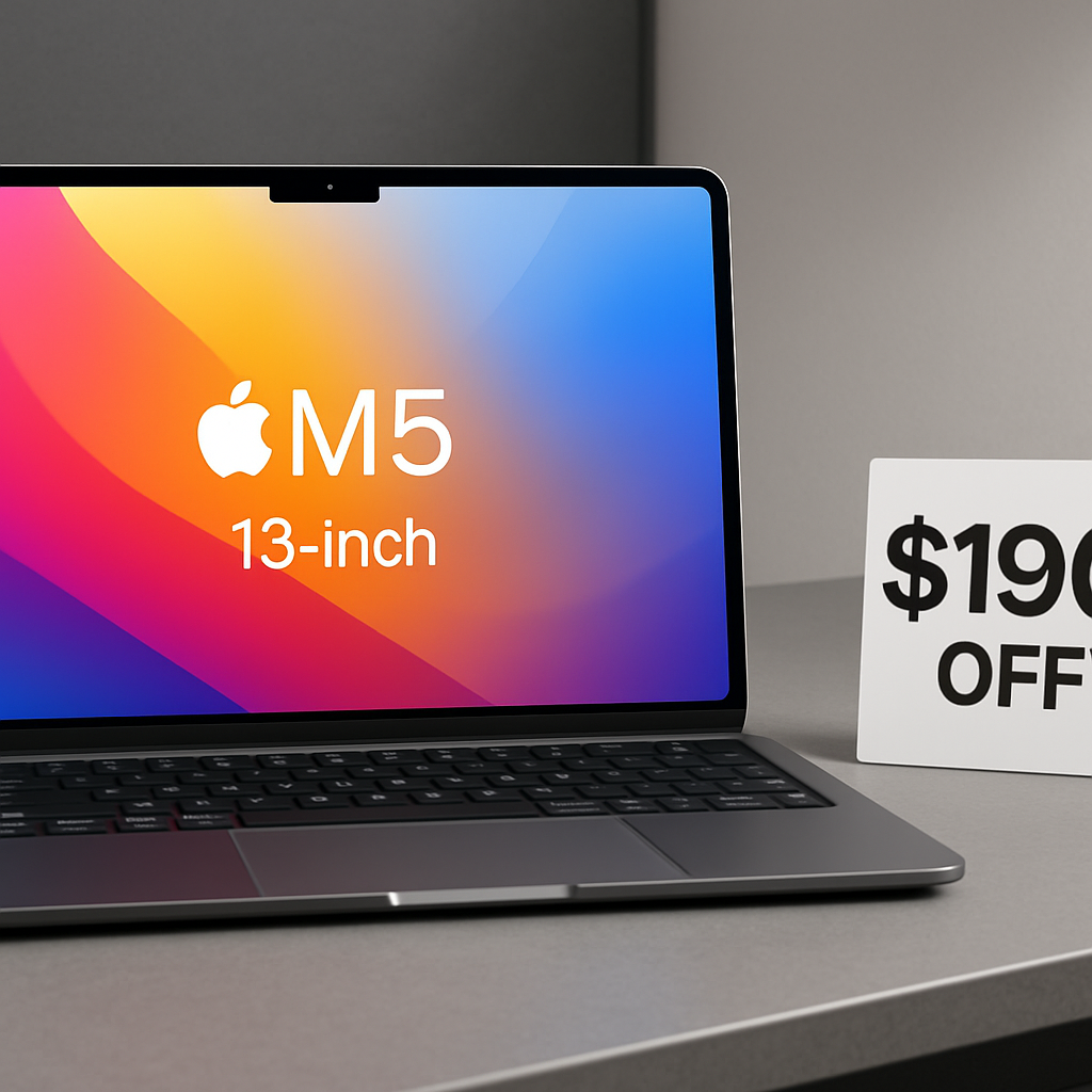 Amazon Discounts M5 MacBook Air by Up to $190