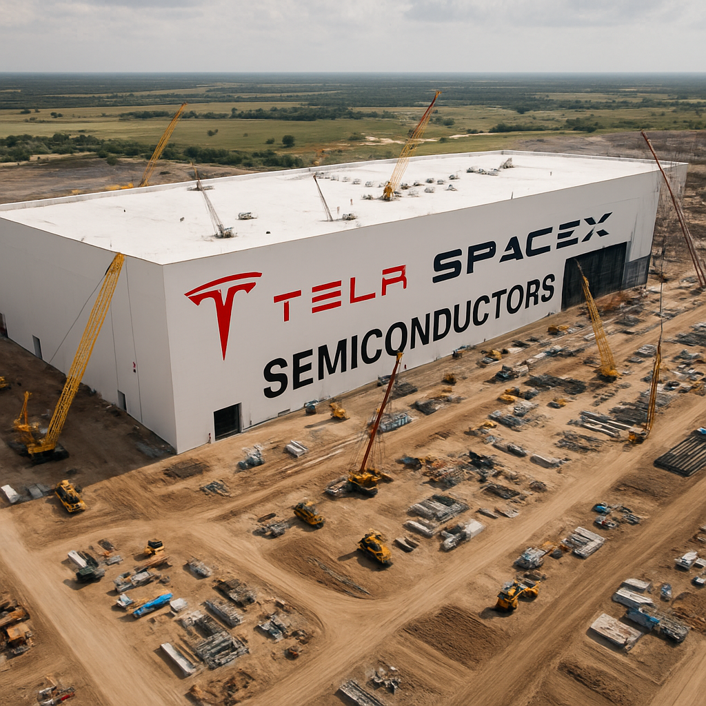 Tesla and SpaceX to Build $16.8B ‘Terafab’ Chip Factory in Texas