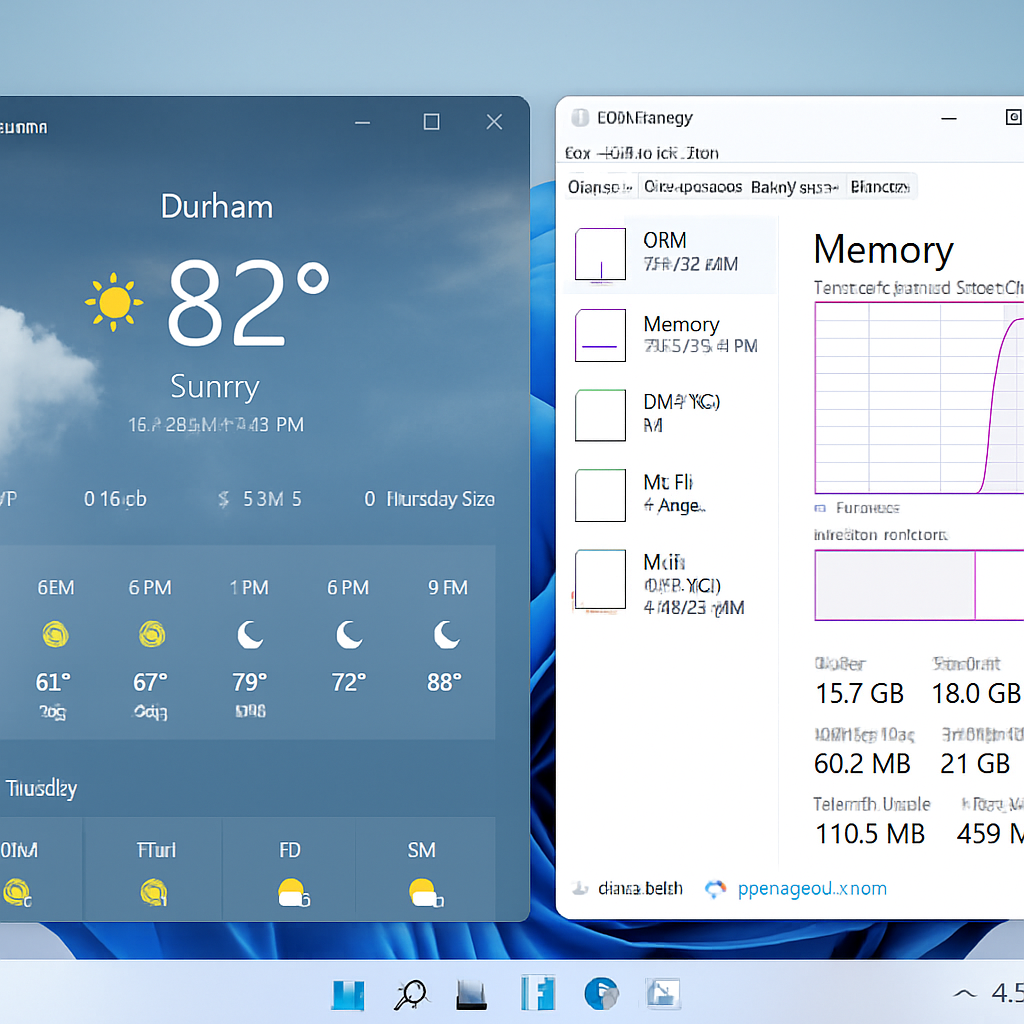 Windows 11’s Weather App Consumes Over 1GB RAM, Raising Efficiency Concerns
