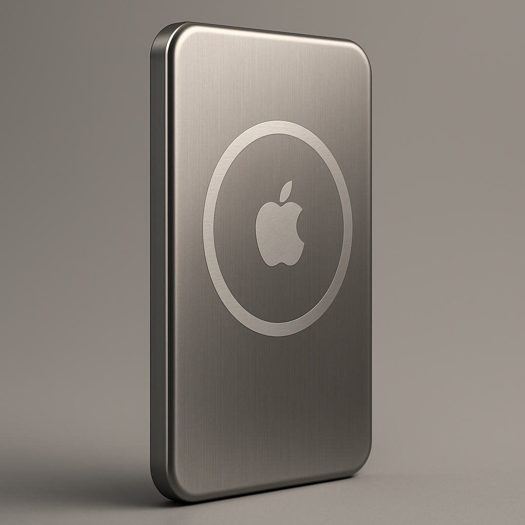 TESSAN AERO 5000: Ultra-Thin MagSafe Battery with Titanium Finish