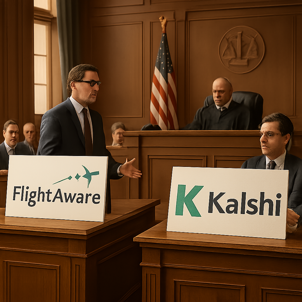 FlightAware Sues Kalshi Over Unauthorized Use of Flight Data