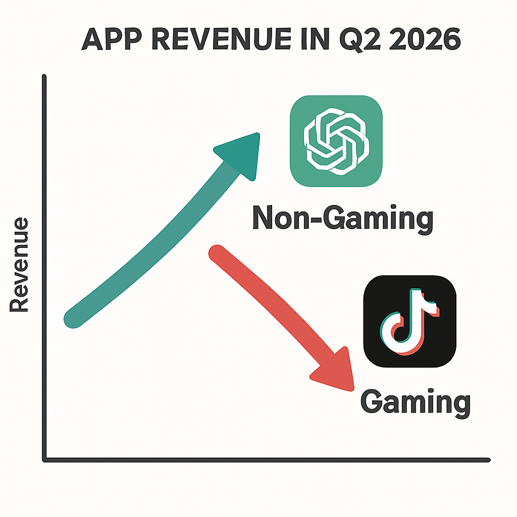 Non-Gaming Apps Drive Mobile Spending Growth in Q2 2026
