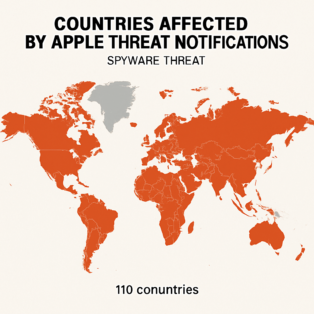 Apple Issues Threat Notifications in 110 Countries Amid Rising Spyware Concerns