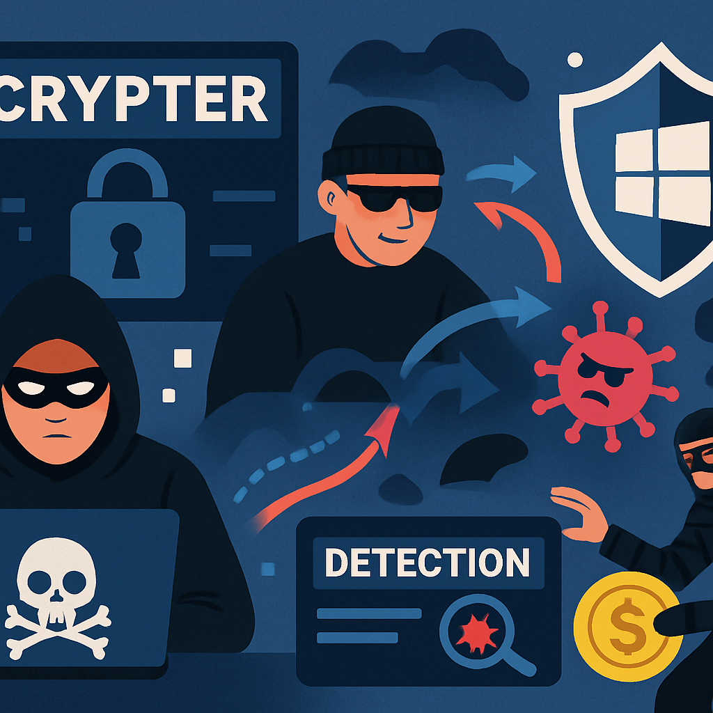 Malware Crypter Services Evade Windows Security Measures
