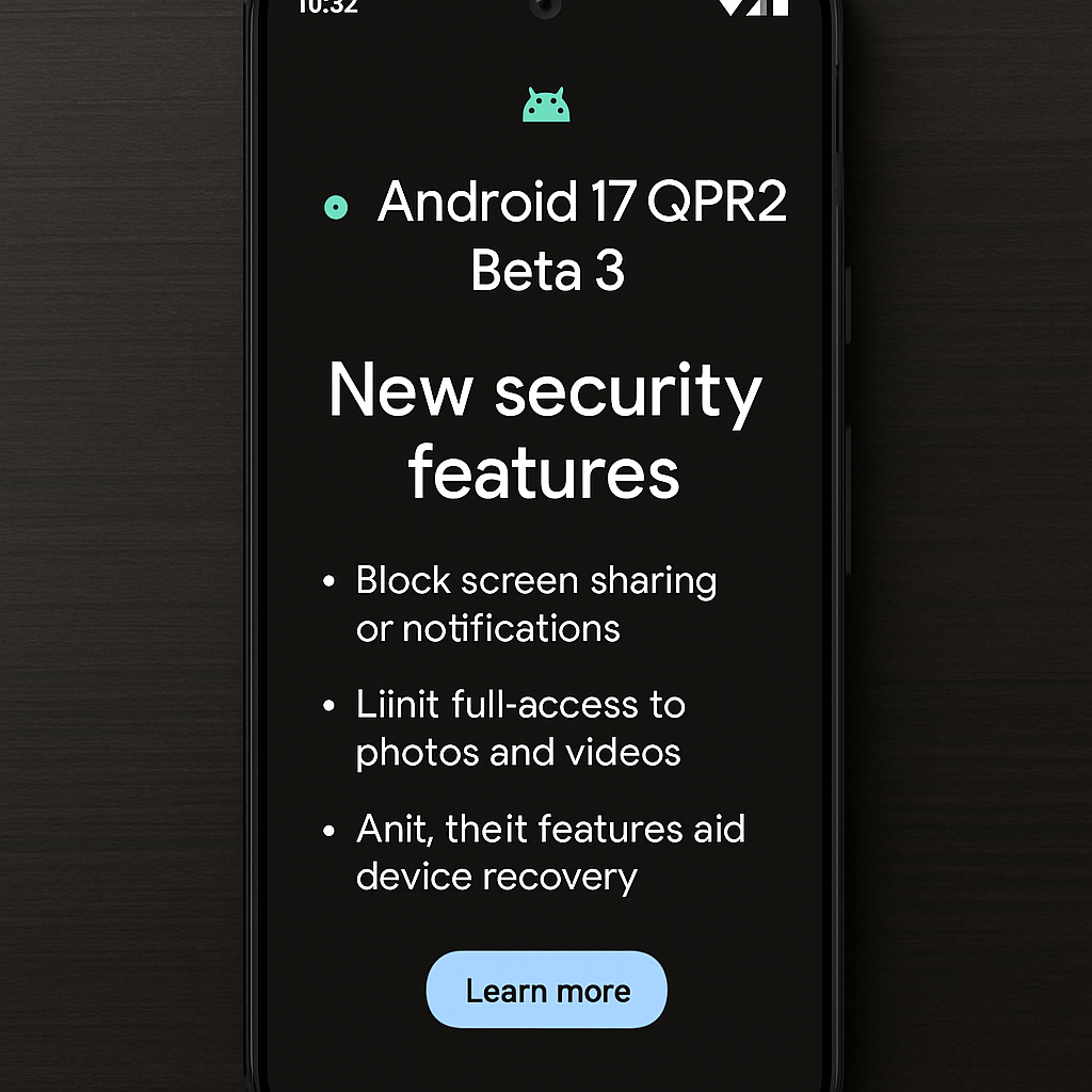 Google Releases Android 17 QPR2 Beta 3 for Pixel Devices