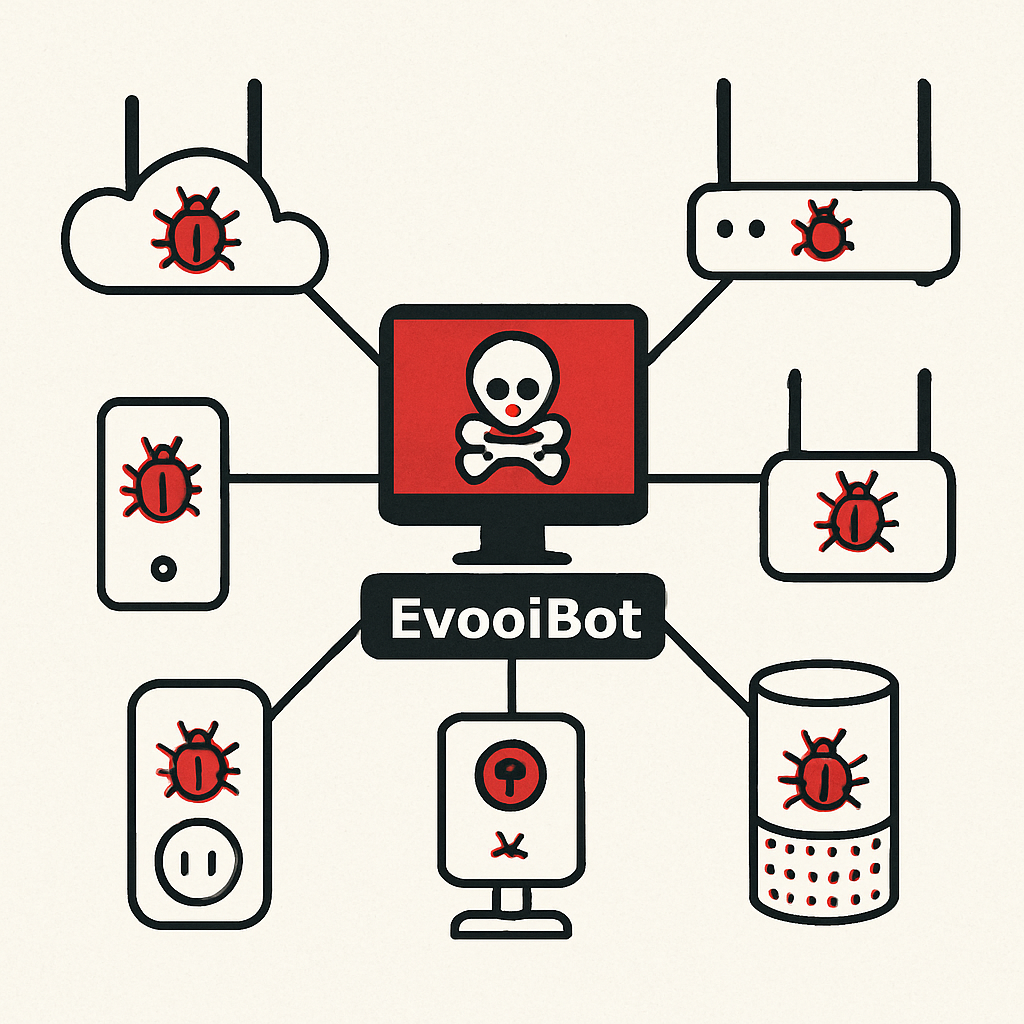 Evooo1Bot Botnet Exploits Edge Devices for DDoS and Proxy Attacks
