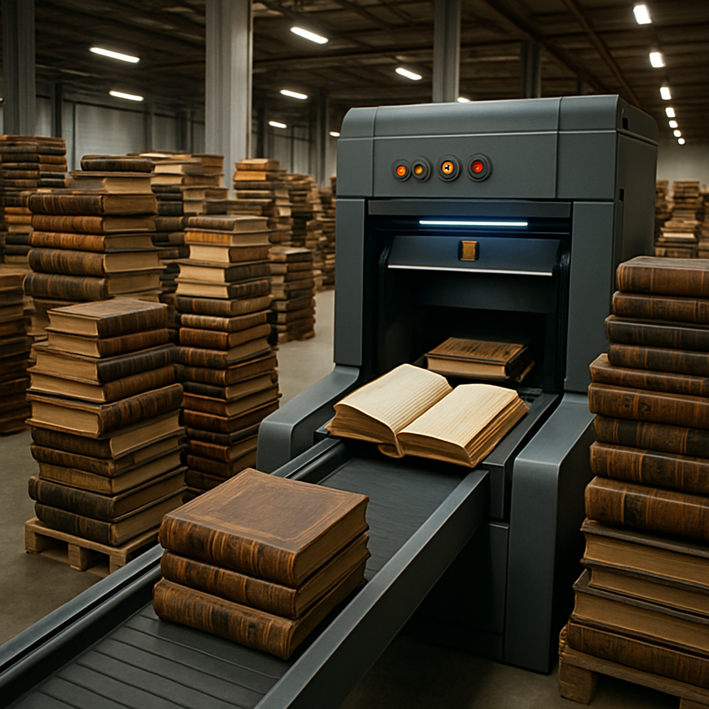 Amazon Allegedly Destroying Rare Books to Train AI Models