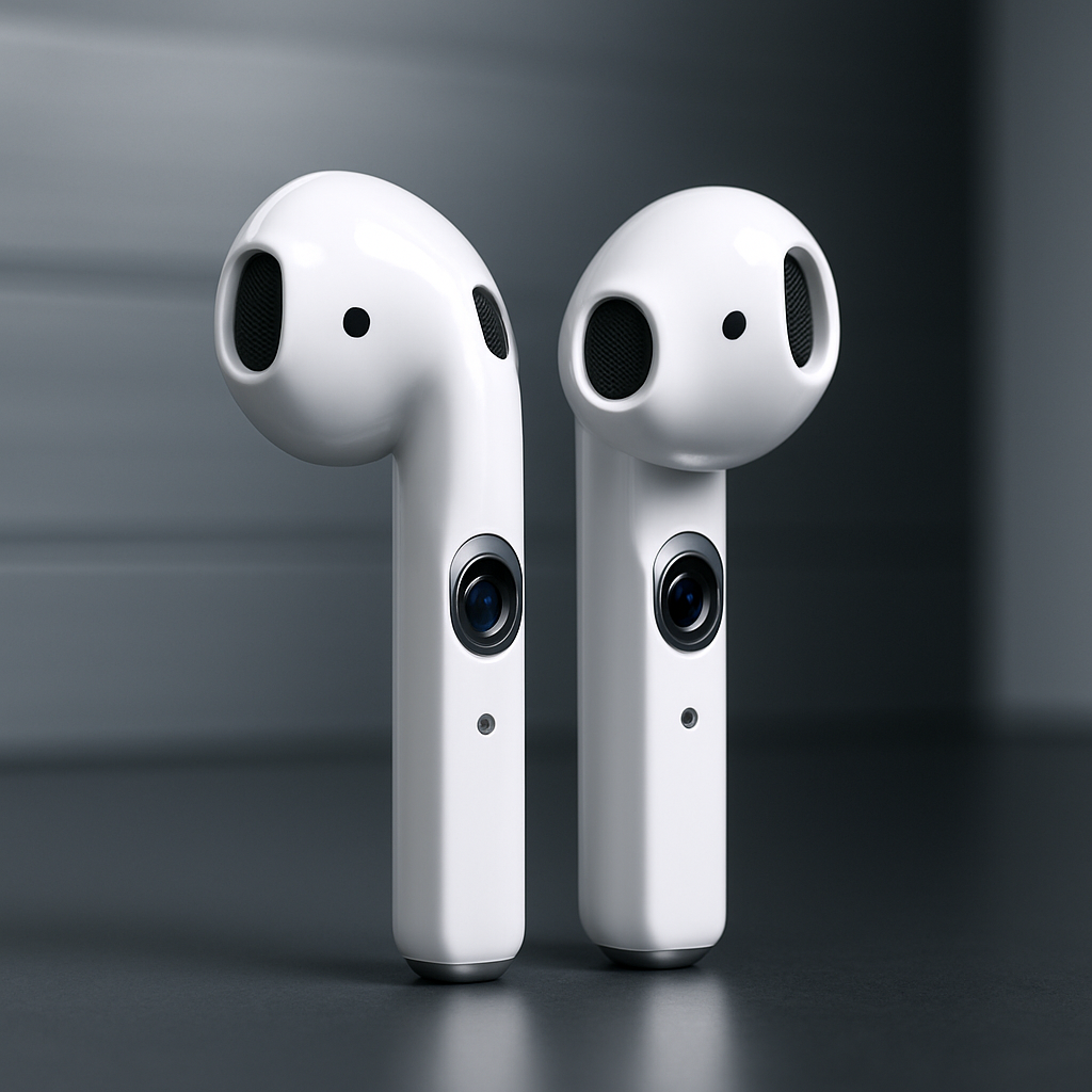 Leaked Video Showcases AirPods with Integrated Cameras