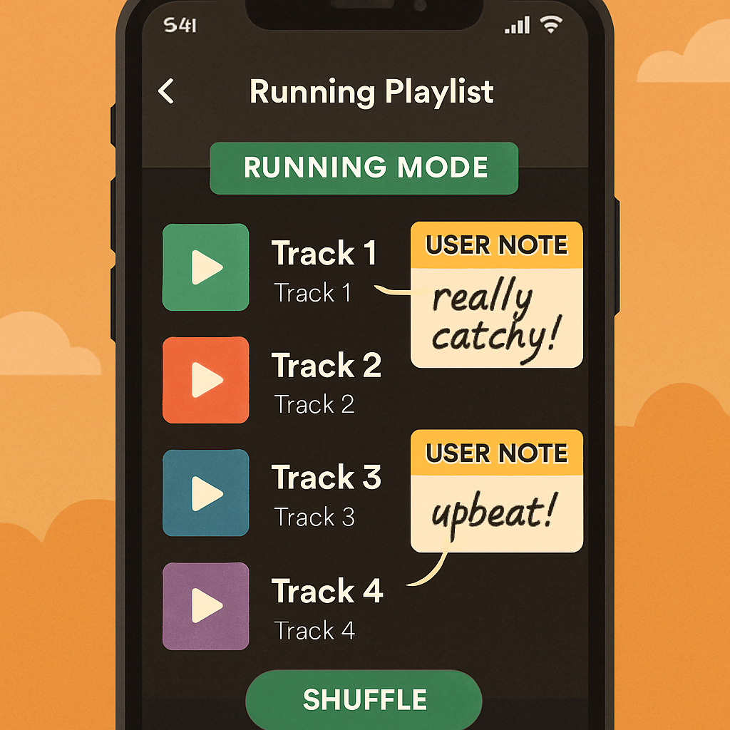 Spotify Introduces ‘User Notes’ and ‘Running Mode’ Features