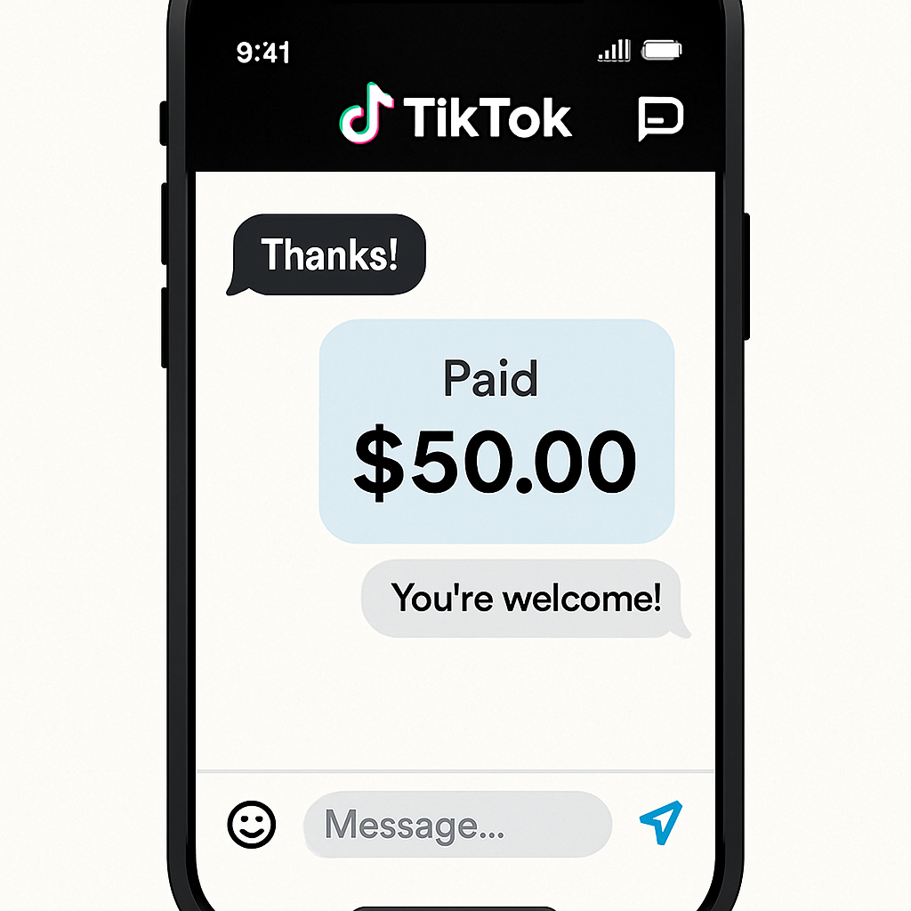TikTok Developing Peer-to-Peer Payments in Direct Messages