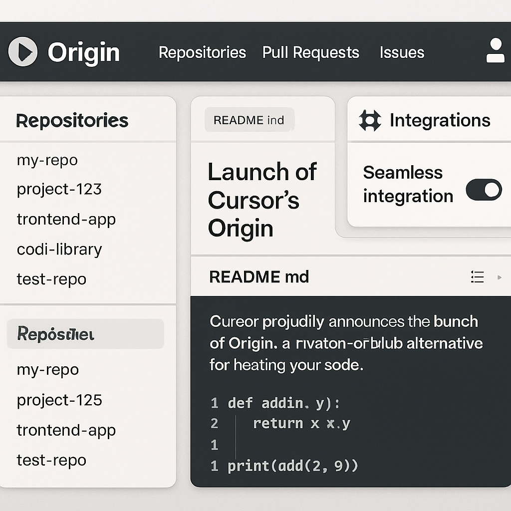 Cursor Introduces Origin: A New Code Hosting Platform Amid GitHub Outages