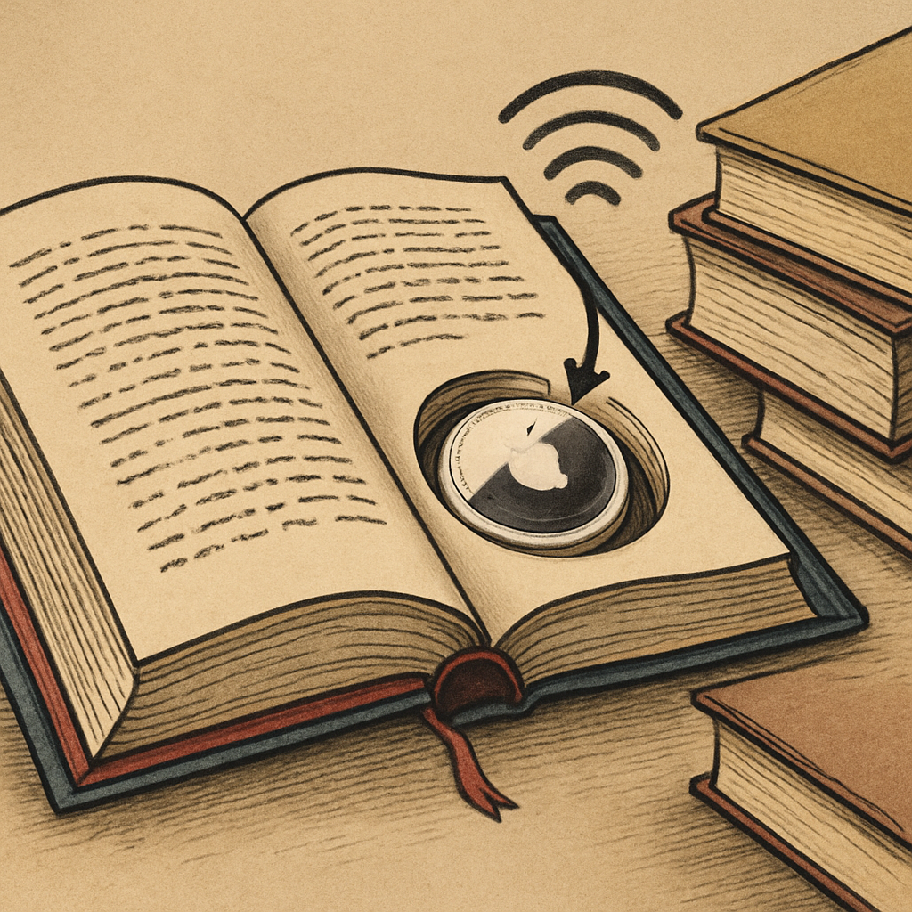 AirTag Discovery Unveils AI Firms’ Covert Book Scanning Practices