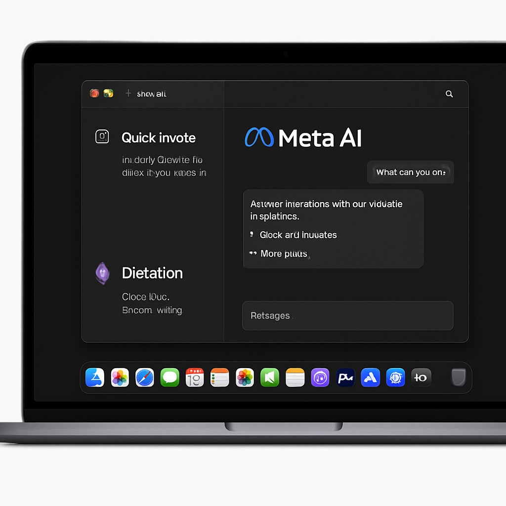 Meta AI Launches Enhanced Desktop App for Mac Users