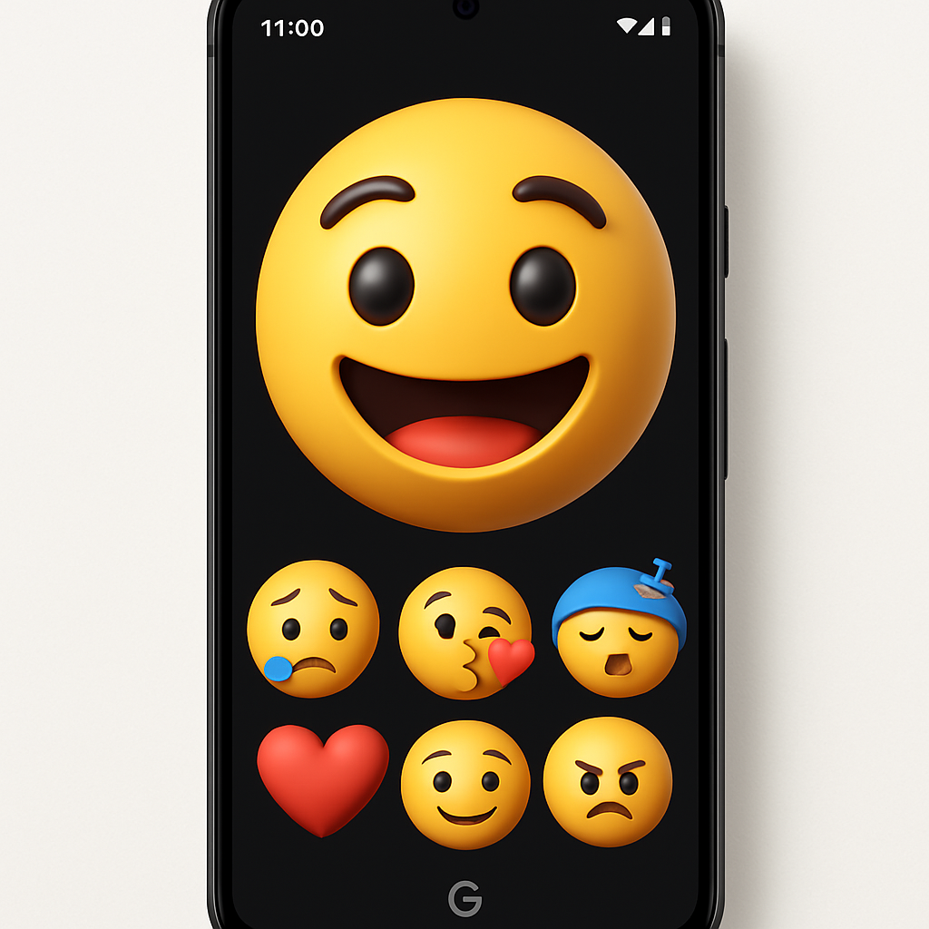 Pixel 11 Introduces Android 17’s 3D Emoji Redesign