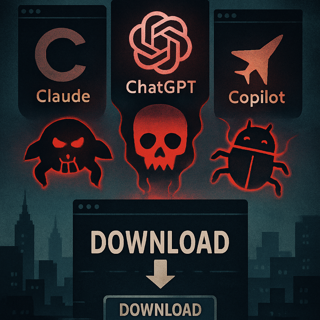 Hackers Rebrand Claude, ChatGPT & Copilot to Deploy Real Malware