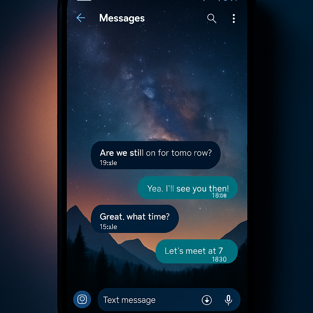 Google Messages Adds Custom Chat Themes & Backgrounds