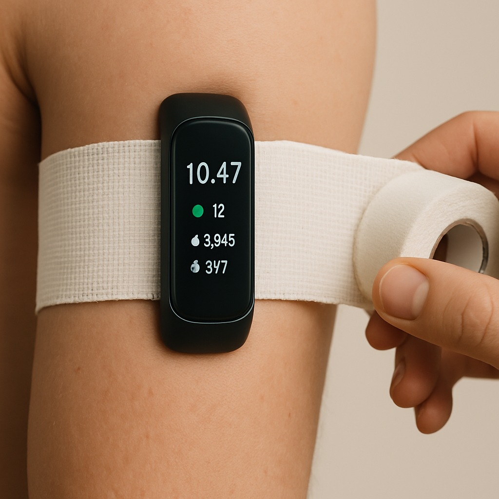 Fitbit Air Users Tape Tracker to Bicep for More Accurate Results