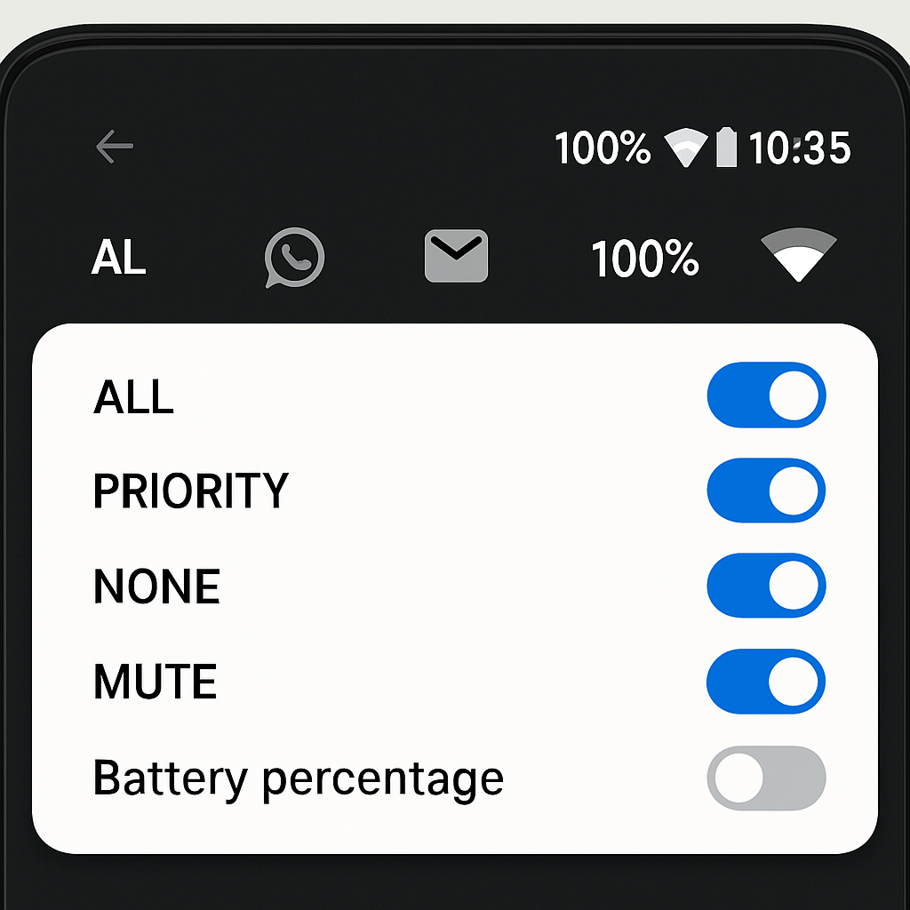 Android 17 QPR2 Adds New Status Bar Customization Settings