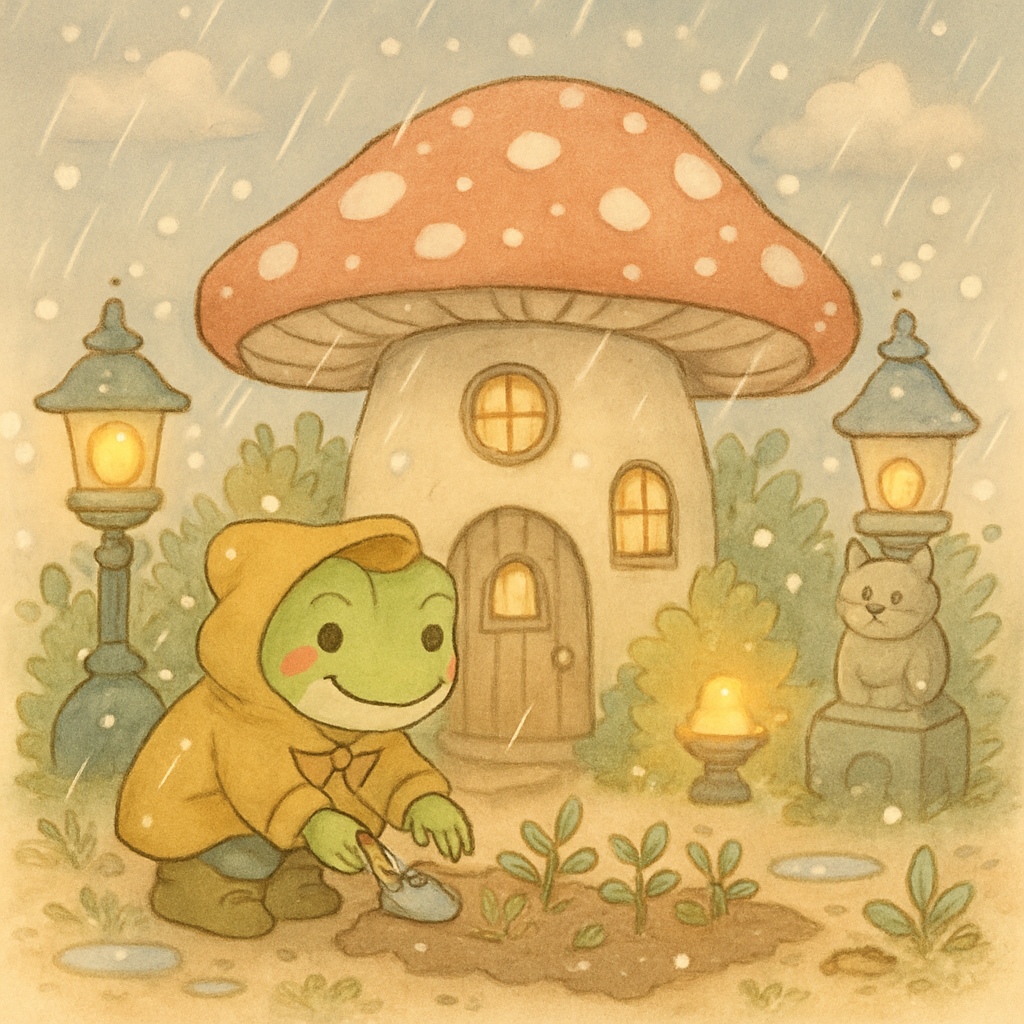 Google’s New Mobile Game ‘Froggy’s World’ Delivers Cozy Weather-based Gardening Fun