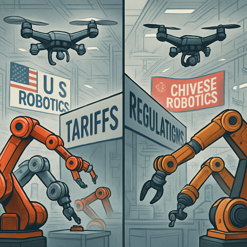 US Builds Walls Around Drones and Robots While China’s Scale Keeps Growing