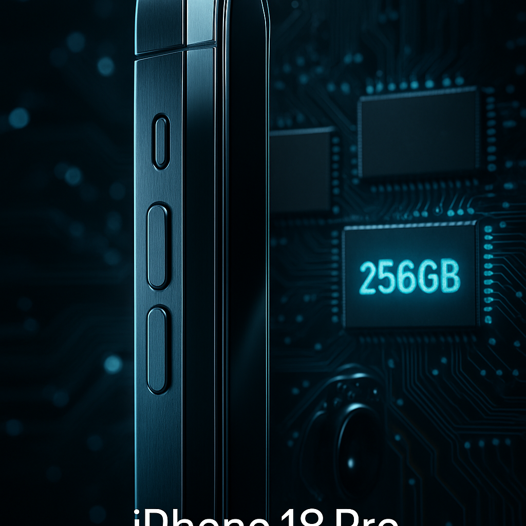 iPhone 18 Pro Likely to Keep 256 GB Base Storage, Pricing to Rise