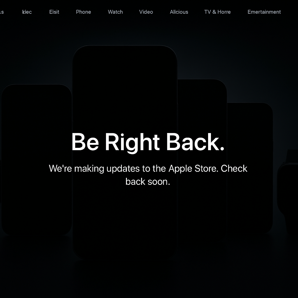 Apple Store Goes Offline as iPhone 18 Pro Preorders Near