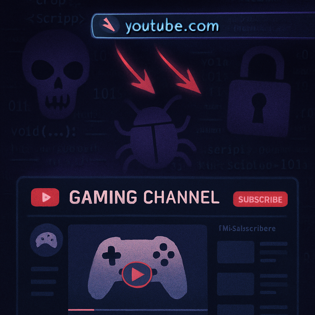 YouTube Gaming Channels Weaponized to Spread RATs and Browser Hijackers