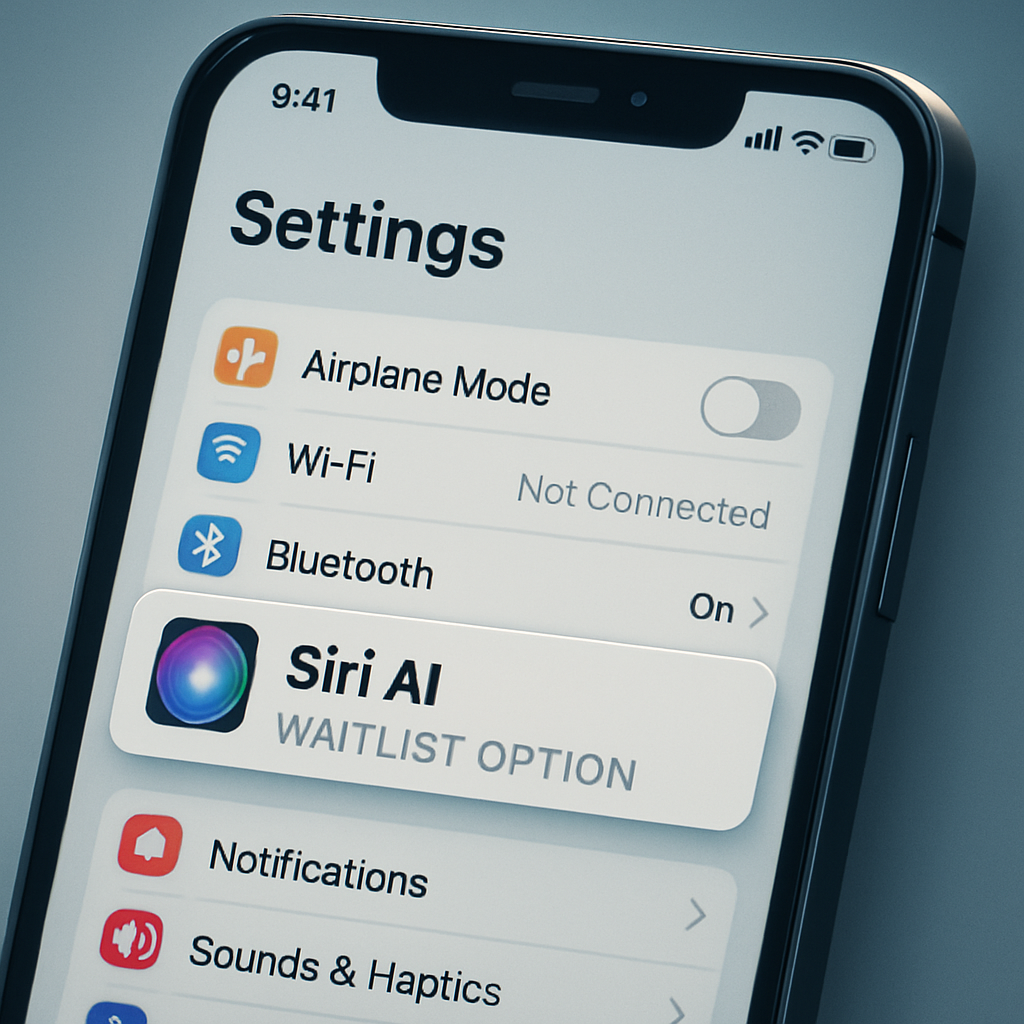 Waitlist Needed to Try Siri AI in iOS 27
