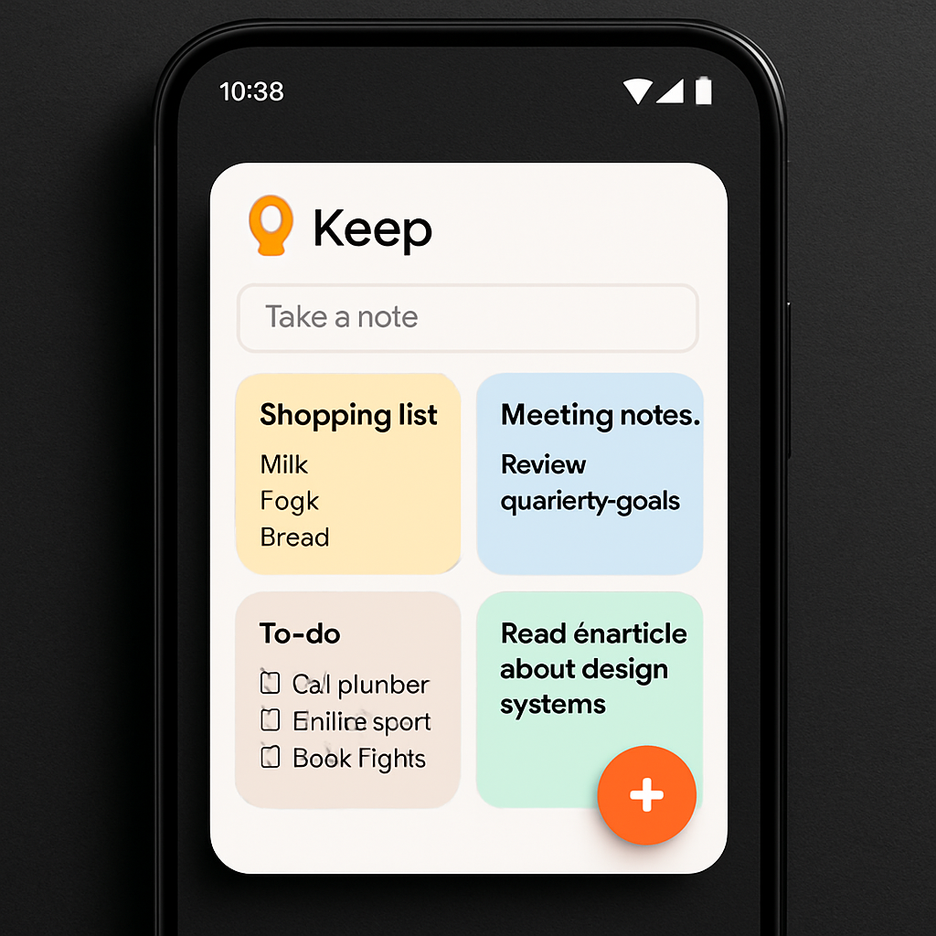 Google Keep Widget Gets Smarter on Android Homescreens