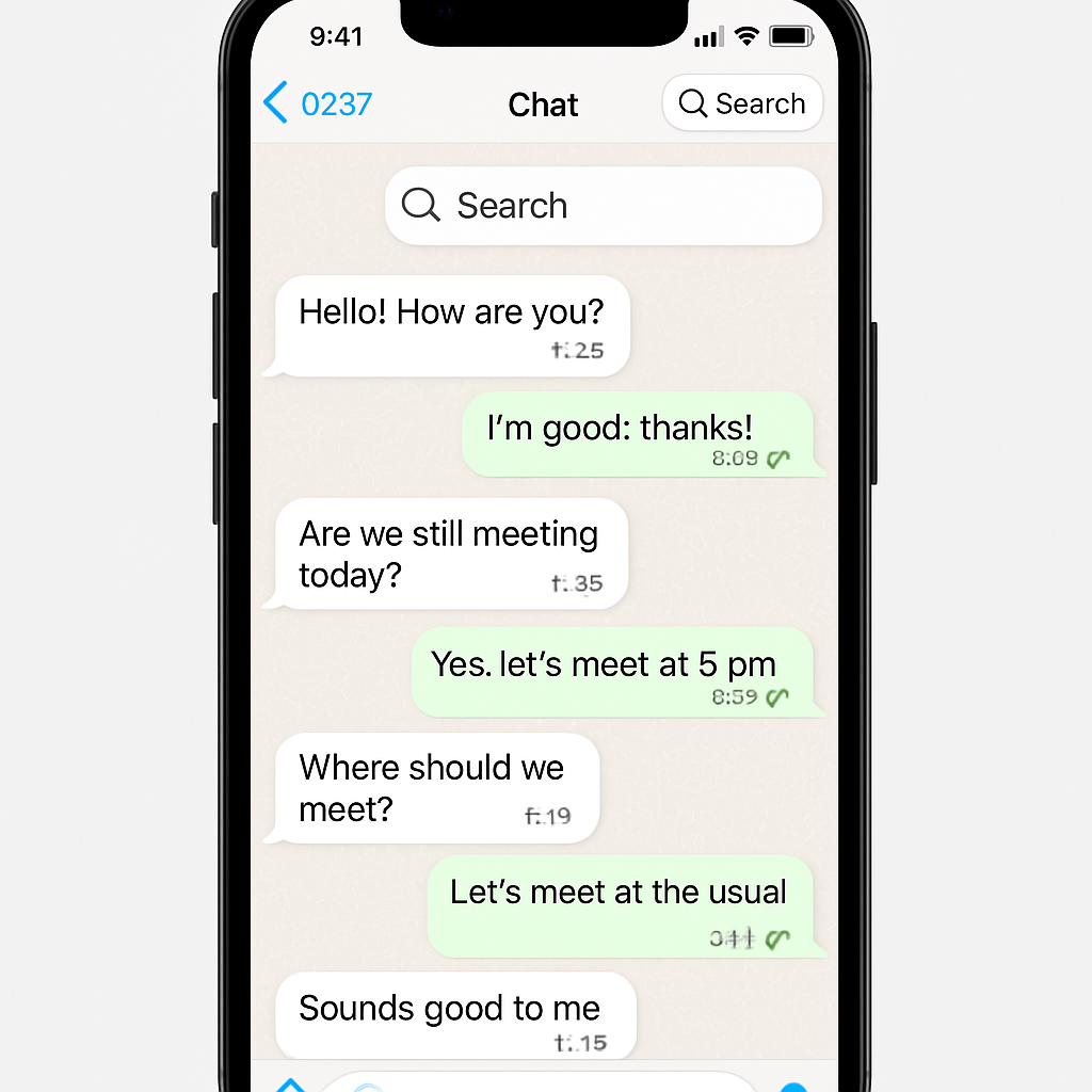 WhatsApp Adds Floating In-Chat Search Button on iOS