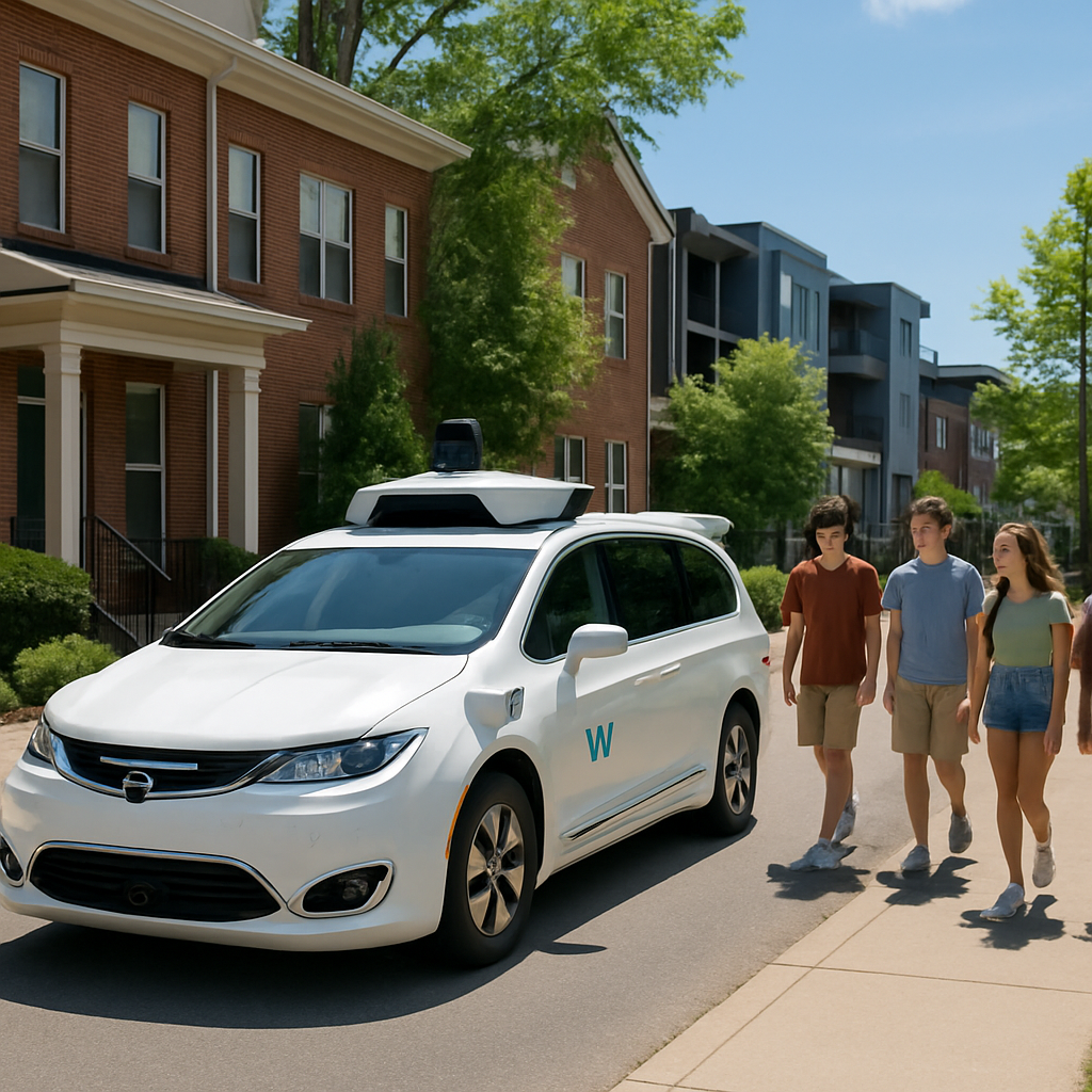Waymo Lets 13-Year-Olds Ride Robotaxis in Push to Grow in Nashville