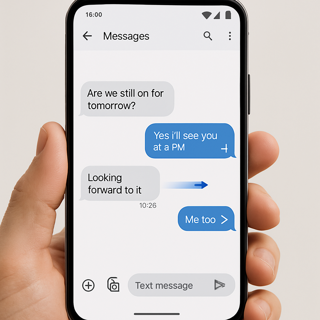 Google Messages Updates Swipe Gestures for Timestamps & Replies